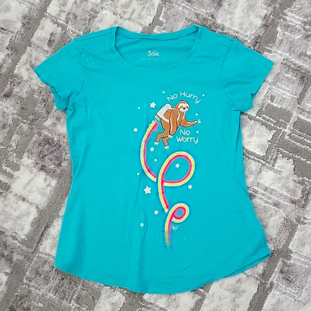 Justice girl Sloth T-shirt